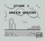 Kirby s Dream Land, capture d'écran